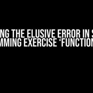 Solving the Elusive Error in Swirl Programming Exercise ‘Functions’ for R