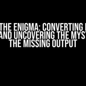 Solving the Enigma: Converting MDI Files to PDF and Uncovering the Mystery of the Missing Output