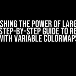 Unleashing the Power of Large .asc Files: A Step-by-Step Guide to Rendering with Variable Colormaps